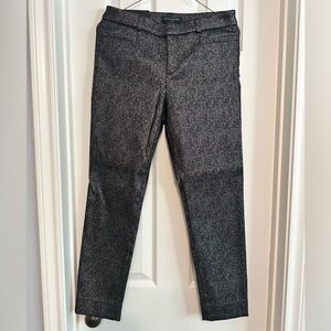 Banana Republic Charcoal Cropped Pants Shiny NWT Size 2S